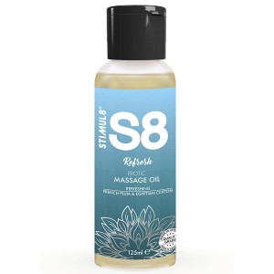 STIMUL8 - S8 ODŚWIEŻAJĄCY OLEJEK DO MASAŻU BAWEŁNIANEGO 125 ML